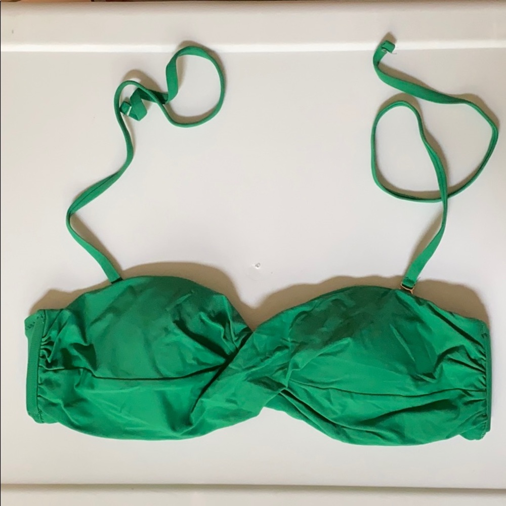 Allihop bandeau twist bikini top. Anthropologie